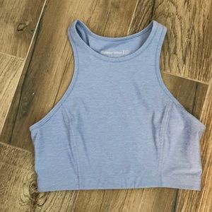 Outdoor Voices Periwinkle Blue Workout Crop Top